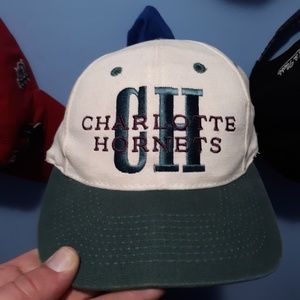 Vintage Charlotte Hornets Dad Hat T.E.I.